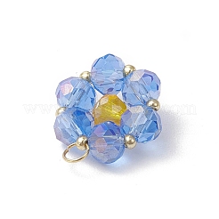 8шт 8 цвета подвески из гальванического стекла&nbsp;PALLOY-MZ00727