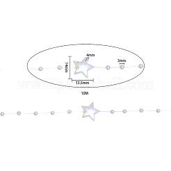 Бисерные цепочки из абс-пластика ручной работы X-CHC-CJC0001-08A