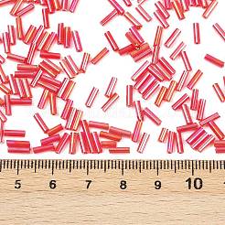 Прозрачные цвета радуги стекло стеклярусом&nbsp;X-TSDB6MM165B