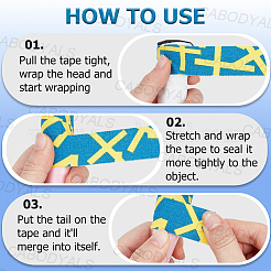 Aufkleber für Badmintonschlägerkopfschutz aus Polycotton&nbsp;DIY-WH20013-90N