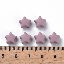 Лакированные бусины из акрила &nbsp;MACR-S373-45-O03