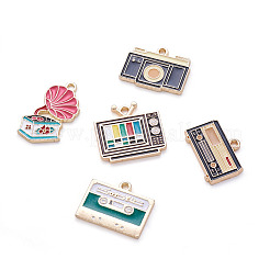 20шт 5 стиля подвески из цинкового сплава с эмалью&nbsp;ENAM-CD0001-19