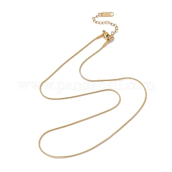 2 шт. 2 стиля ионного покрытия (IP) 304 нержавеющая сталь цепочка елочка и змейка комплект ожерелий для мужчин и женщин NJEW-G090-08G