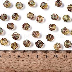 Transparente Picasso-Glasperlen&nbsp;SEED-Q039-04B