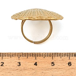 Offene Manschettenringe aus Edelstahl 304 für Damen&nbsp;SA-CBAF040-10G