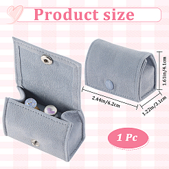 1 шт арочные бархатные коробки для хранения ювелирных изделий&nbsp;CON-GF0001-17C