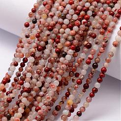 Природные Агат бисера нити&nbsp;G-K146-55-3mm