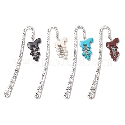 Закладка из синтетической бирюзы&nbsp;AJEW-JK00405