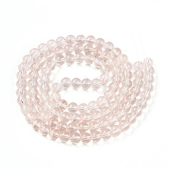 Perles de verre transparentes de peinture de cuisson&nbsp;X1-DGLA-N006-8mm-02