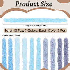 10 Stück 5 Farben Korallenfleece-Sticks&nbsp;DIY-CP0011-69