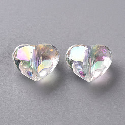 Прозрачные акриловые бусины X-TACR-S156-015