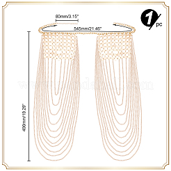 Сплав сексуальный плечевой бюстгальтер цепочка для тела AJEW-WH0314-163KCG