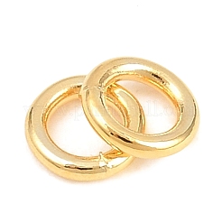 Latón cerrado anillos del salto&nbsp;KK-D257-01G-06