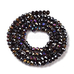 Запекание гальванических нитей стеклянных бусин&nbsp;DGLA-A039-J4mm-B20