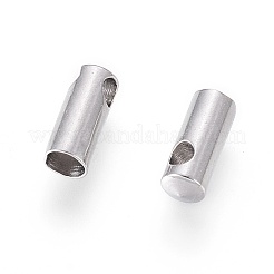 Emembouts de cordon en acier inoxydable 304 résistants au ternissement&nbsp;STAS-K190-01D-P
