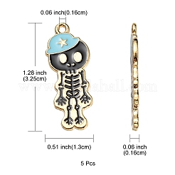 5 шт. Подвески из сплава с эмалью ENAM-YW0001-49A