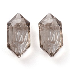 Подвески из тисненого стекла со стразами&nbsp;GLAA-J101-02A-001SA