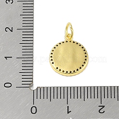 Latón micro pavimenta claro colgantes de circonio cúbico&nbsp;KK-E111-46G-02