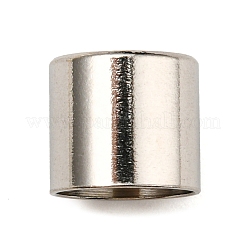 変色しない304ステンレススチールコードエンド  エンドキャップ  コラム  ステンレス鋼色  9x10mm  内径：9mm&nbsp;STAS-L270-01I-P