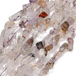 Brins de perles de quartz super sept naturelles&nbsp;GG-CBAC61B-B01-02