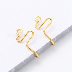 Латунные кольца в носу AJEW-F053-23G