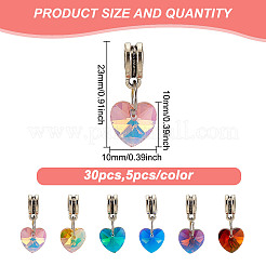 Подвески из гальванического стекла PALLOY-GO00006