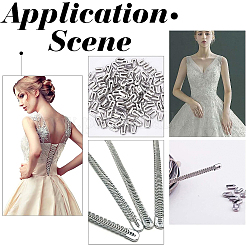 120 шт. спиральные костяные наконечники из нержавеющей стали 304 FIND-BC0003-17