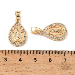 Pendenti in ottone e zirconi trasparenti&nbsp;KK-G558-09G