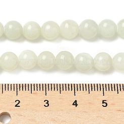Природного нефрита Xiuyan бисер нитей&nbsp;G-Z085-A01-6mm