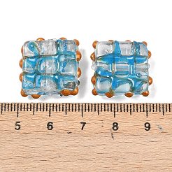 Бусины ручной работы бусины золотого песка LAMP-L082-01A