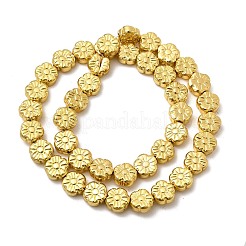 Стеклянные бусины с гальваническим покрытием &nbsp;EGLA-F166-10G