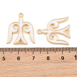 Breloques connecteur en laiton émaillé&nbsp;KK-CBA6818-01G-03