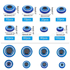 Cabochons en résine à dos plat transparent&nbsp;RESI-CA0001-11