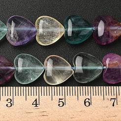 Нити натуральных зеленых фиолетово-желтых флюоритовых бусин G-NH0048-A01-01