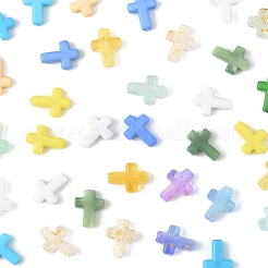 270шт 18 стиля непрозрачные акриловые бусины SACR-FS0001-41A