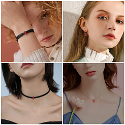 90 шт. 9 цвета эпоксидной смолы европейские бусины RPDL-SC0001-03