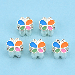 Legierung Schmelz europäischen Perlen&nbsp;LS-MPDL-T005-004F-RS