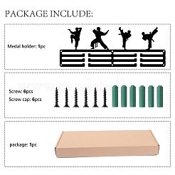 Модная железная вешалка для медалей&nbsp;ODIS-WH0021-075