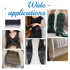 Кружевная отделка из полиэстера&nbsp;DIY-WH0671-019B