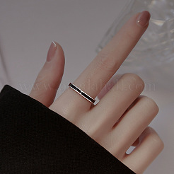 Латунные эмалевые манжеты открытые кольца для женщин&nbsp;FS-WGAB57B-01