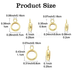 15 шт. 201 трубчатые дужки из нержавеющей стали&nbsp;STAS-YW0003-30A