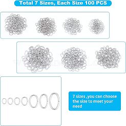 304ステンレススチール丸カン  オープン丸カン  オーバル  ステンレス鋼色  3.5~10x2.5~6x0.3~1mm  内径：2~4x2.8~8mm  700個/箱&nbsp;STAS-UN0015-07P