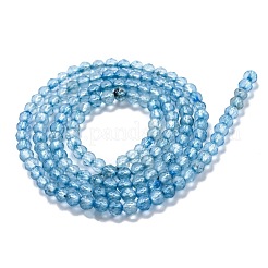 Натуральный топаз кристалл бисер прядь G-H266-07B