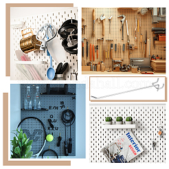 200 шт. железных крючков для перфорированной доски&nbsp;AJEW-WA0001-60