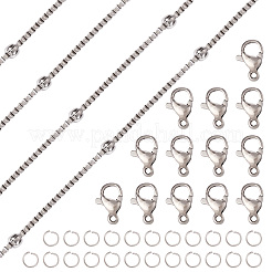 Комплекты украшений для ожерелий из нержавеющей стали&nbsp;DIY-TA0010-46