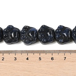 Природный содалит бисер нитей G-M108-A01-01