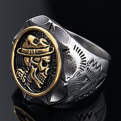 Anillos de acero inoxidable 304 para hombre&nbsp;FS-WG33C94-11