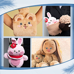 32 набор 8-х цветных блестящих пластиковых глаз для кукол KY-HY0001-13A