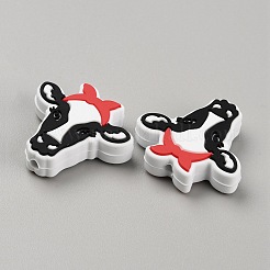 Силиконовые бусины&nbsp;LS-SIL-WH0010-11J-28