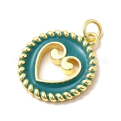 Латунь эмаль подвески KK-I378-21G-B